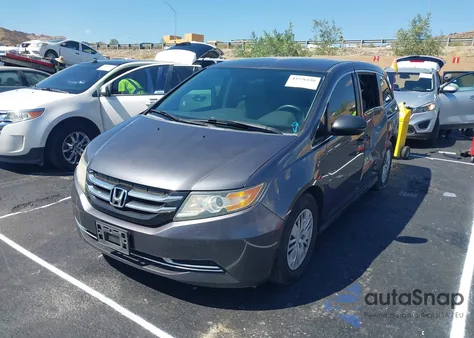 2015 Honda Odyssey Lx z USA, uszkodzony, nr VIN 5FNRL5H2XFB083738